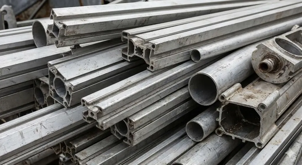 Chatarra de aluminio de obra